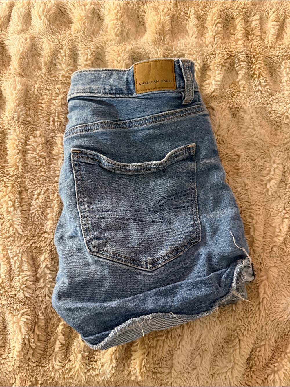 American Eagle Outfitters Light Blue Denim Jean Shorts